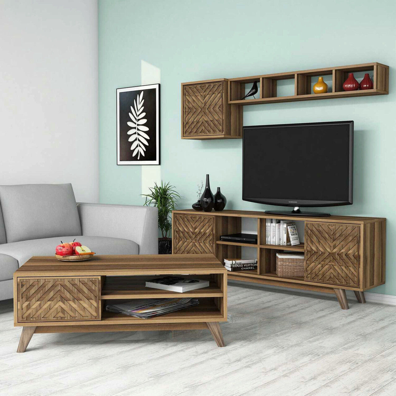 Set mobilier living, Hanah Home, Inci, Maro - imagine 7